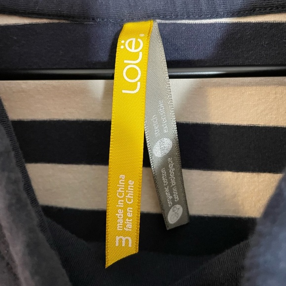 Lole Principle Tunic Striped Women's-Sorita/Tango Size Medium Organic Cotton - Picture 3 of 13